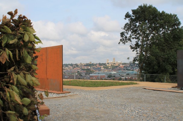 September 2015- A seated view of the City and Cathedral is created